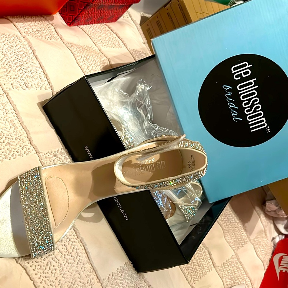 Lovely silver heels